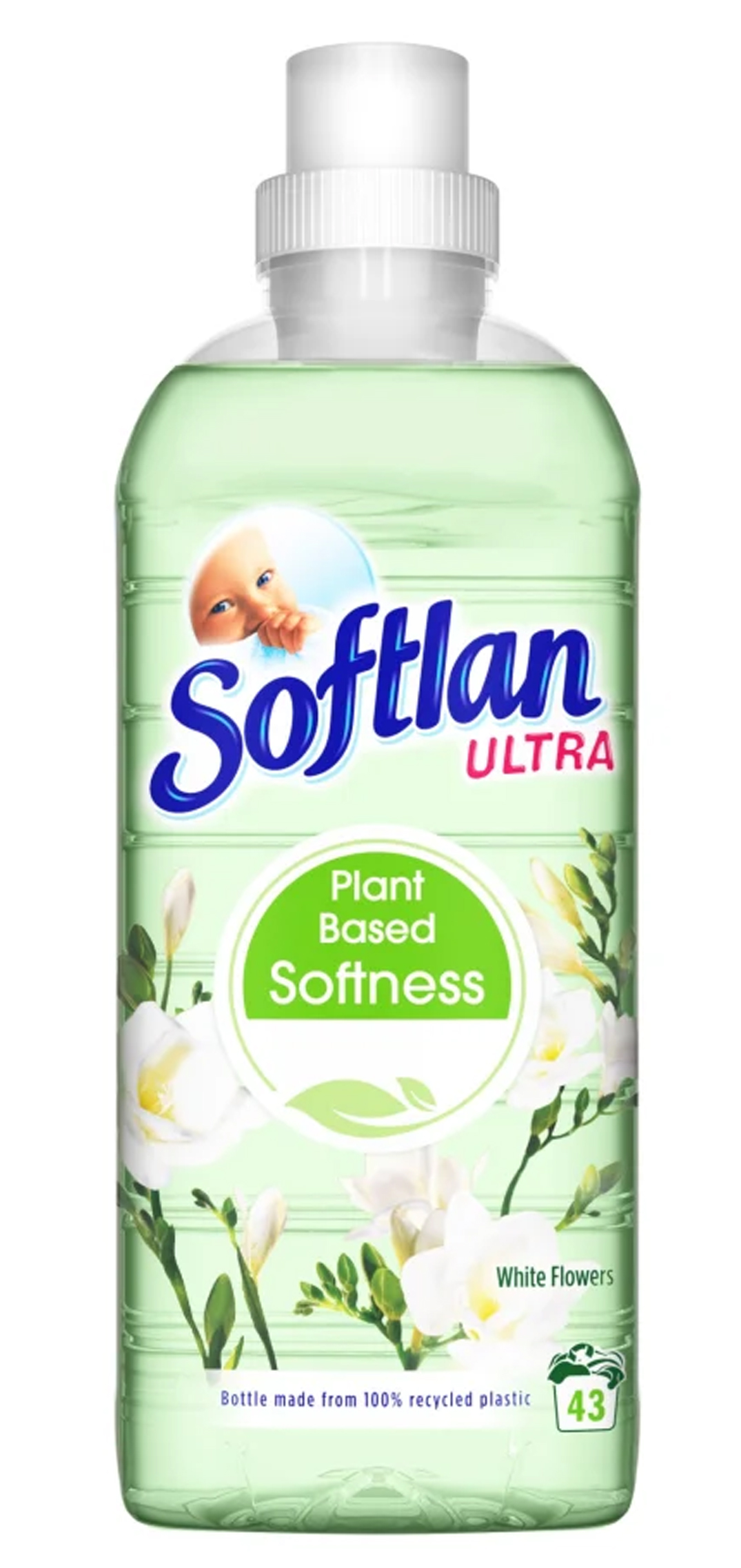 Softlan White Flowers fabric softener 650ml